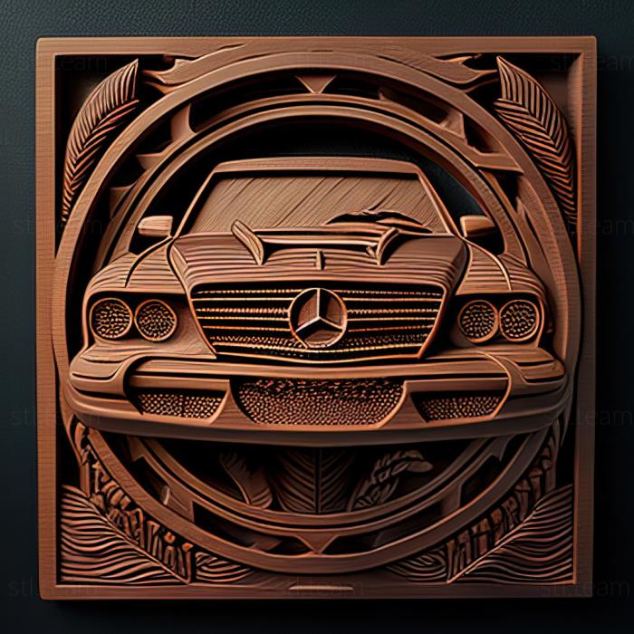3D модель Mercedes Benz R129 (STL)